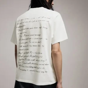 Yazı Desenli Tişort